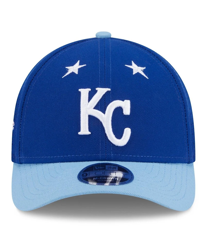 New Era Men's Royal/Light Blue Kansas City Royals 2025 Mlb All-Star Game 9FORTY M-Crown Adjustable Hat