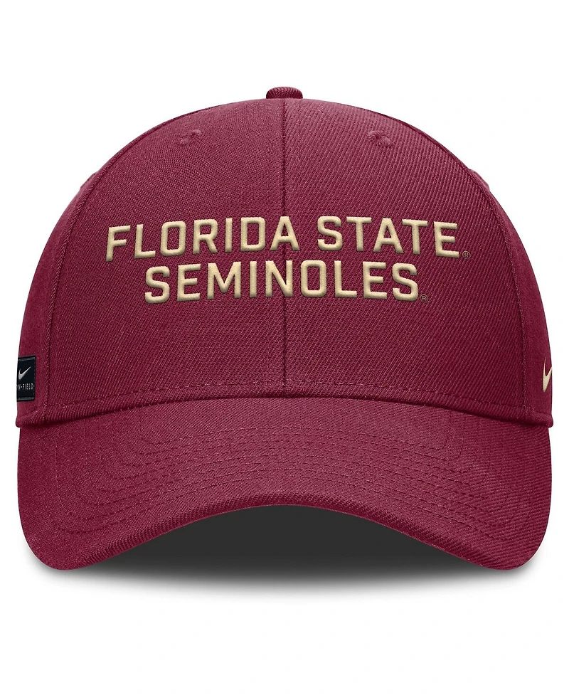 Nike Men's Garnet Florida State Seminoles Rise Practice Adjustable Hat