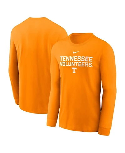 Nike Men's Tennessee Orange Volunteers 2025 Sideline Performance Long Sleeve T-Shirt