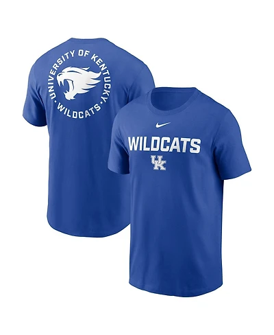 Nike Men's Royal Kentucky Wildcats Campus 2-Hit T-Shirt
