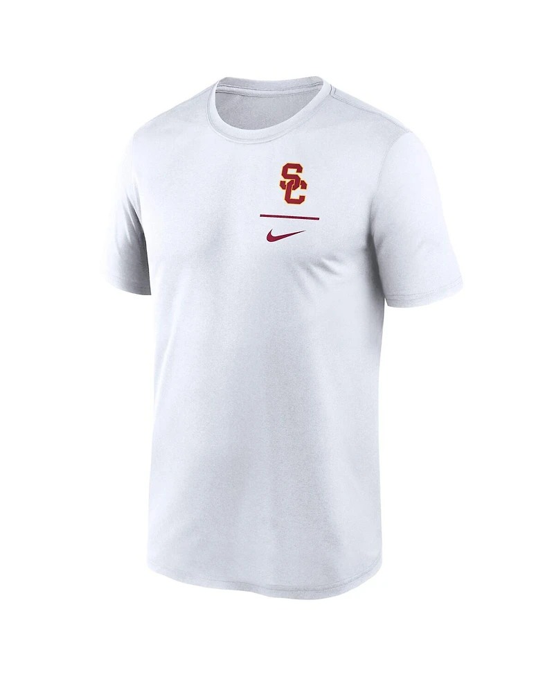 Nike Men's White Usc Trojans Primary Logo Legend Performance T-Shirt