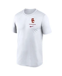 Nike Men's White Usc Trojans Primary Logo Legend Performance T-Shirt