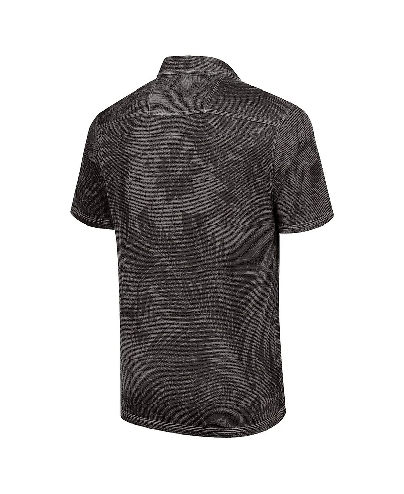 Tommy Bahama Men's Black Pittsburgh Steelers Sport Santiago Paradise Polo Shirt