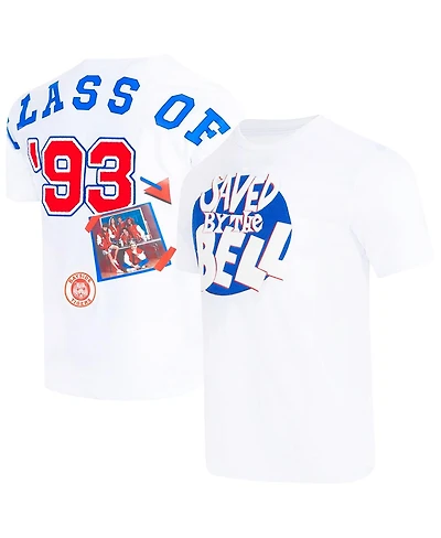 Freeze Max Men's White Saved by the Bell Class Photo T-Shirt