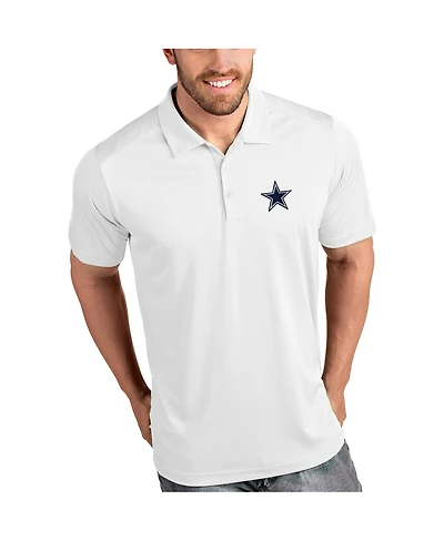 Antigua Men's White Dallas Cowboys Tribute Polo Shirt