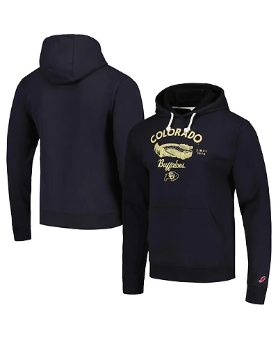 League Collegiate Wear Men's Black Colorado Buffaloes Stadium Essential Pullover Hoodie