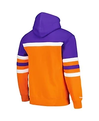 Mitchell & Ness Men's Orange/Purple Phoenix Suns Head Coach Pullover Hoodie