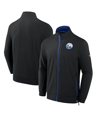 Fanatics Men's Black Tampa Bay Lightning Authentic Pro Rink Full-Zip Jacket