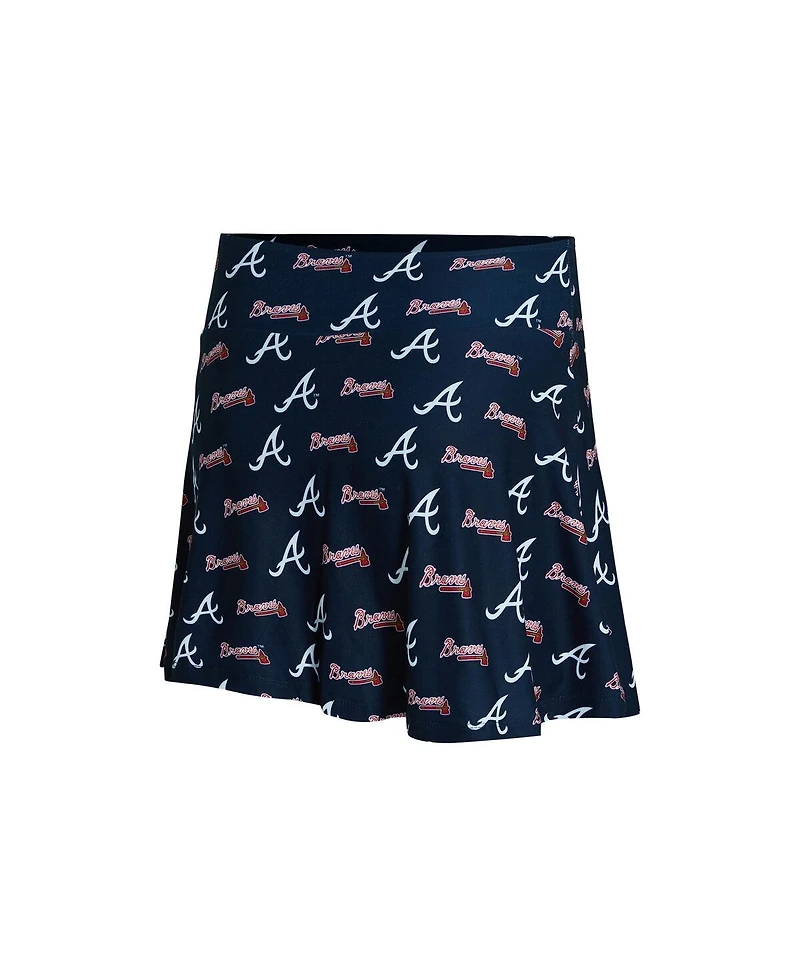 Concepts Sport Women's 2-Piece Navy Atlanta Braves Knit Tank Top and Skort Set