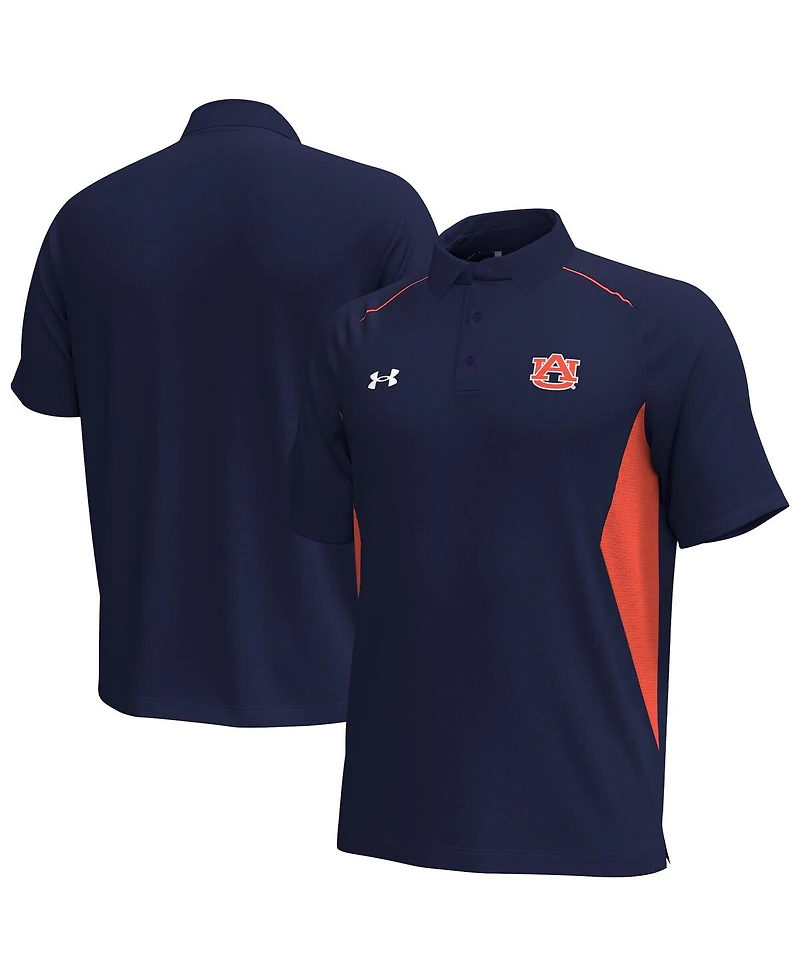 Under Armour Men's Navy Auburn Tigers Title Performance Polo Shirt