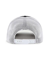 '47 Brand Men's Black Tampa Bay Rays Meander Foam Trucker Snapback Hat