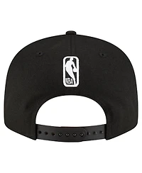 New Era Men's Black Brooklyn Nets 9FIFTY Snapback Hat