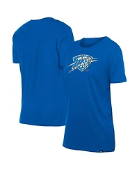 New Era Women's Blue Oklahoma City Thunder Glam Game Flower T-Shirt