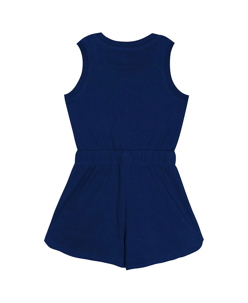 Outerstuff Girls Toddler Navy Dallas Cowboys Super Girl Romper