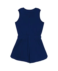 Outerstuff Girls Toddler Navy Dallas Cowboys Super Girl Romper