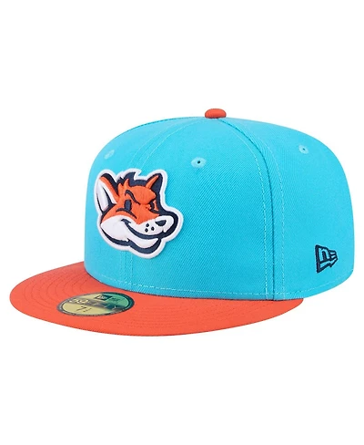New Era Men's Light Blue Somerset Patriots Copa de la Diversion 59FIFTY Fitted Hat