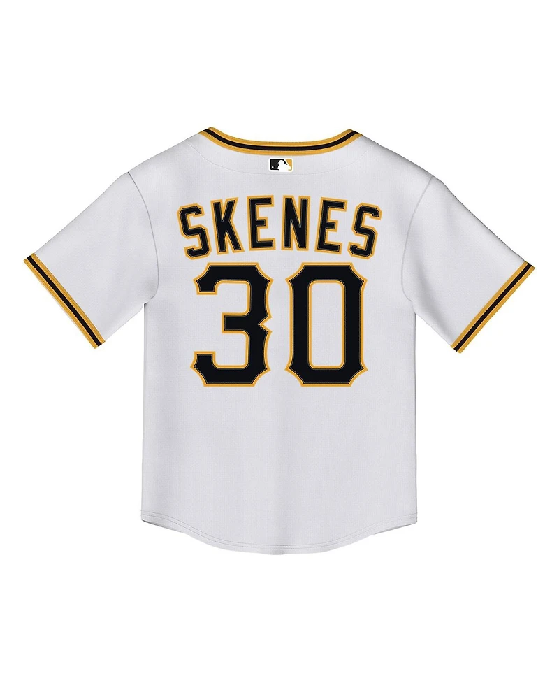 Nike Baby Boys and Girls Paul Skenes White Pittsburgh Pirates Home Replica Jersey