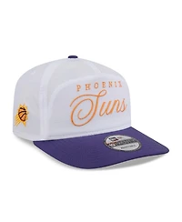 New Era Men's White/Purple Phoenix Suns 2025 Nba Draft On-Stage Nylon 19TWENTY Adjustable Hat