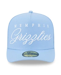 New Era Men's Light Blue Memphis Grizzlies 2025 Nba Draft A-Frame 59FIFTY Fitted Hat