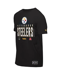 New Era Men's Black Pittsburgh Steelers 2025 Nfl Training Camp T-Shirt