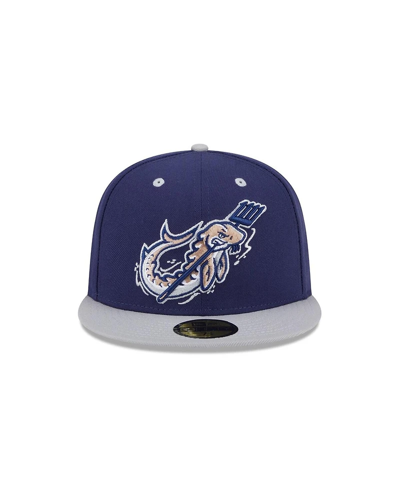 New Era Men's Navy Wisconsin Timber Rattlers Theme Nights 59FIFTY Fitted Hat
