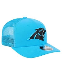 New Era Men's Blue Carolina Panthers Team Collection 9SEVENTY Stretch-Snap Adjustable Hat