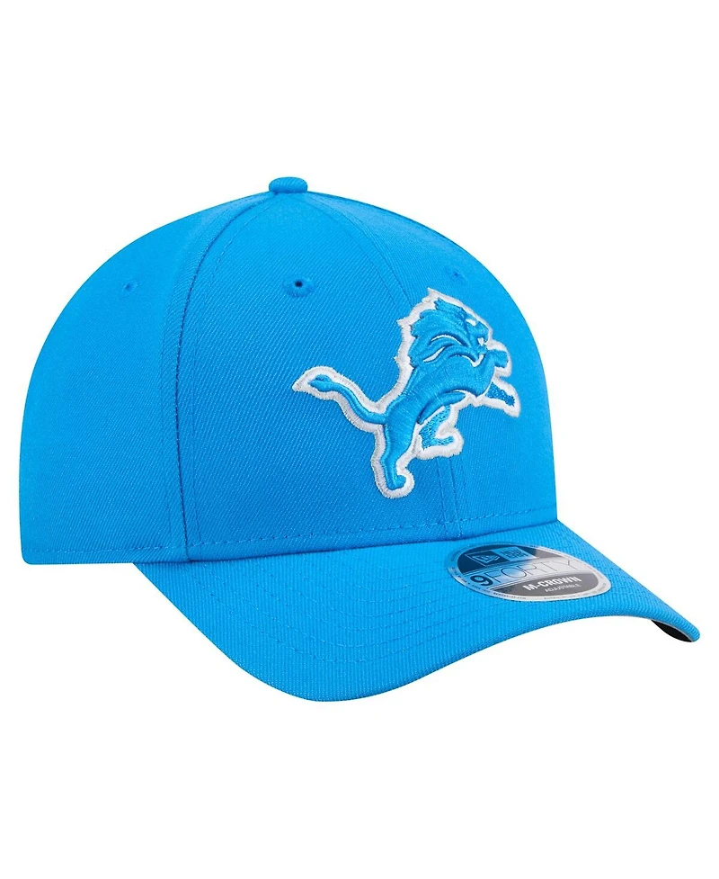 New Era Men's Blue Detroit Lions Team Collection 9FORTY M-crown Adjustable Hat