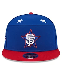 New Era Men's Blue/Red San Francisco Giants 2025 Mlb All-Star Game Workout Side Patch 9FIFTY Snapback Hat