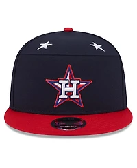 New Era Men's Navy/Red Houston Astros 2025 Mlb All-Star Game Workout Side Patch 9FIFTY Snapback Hat