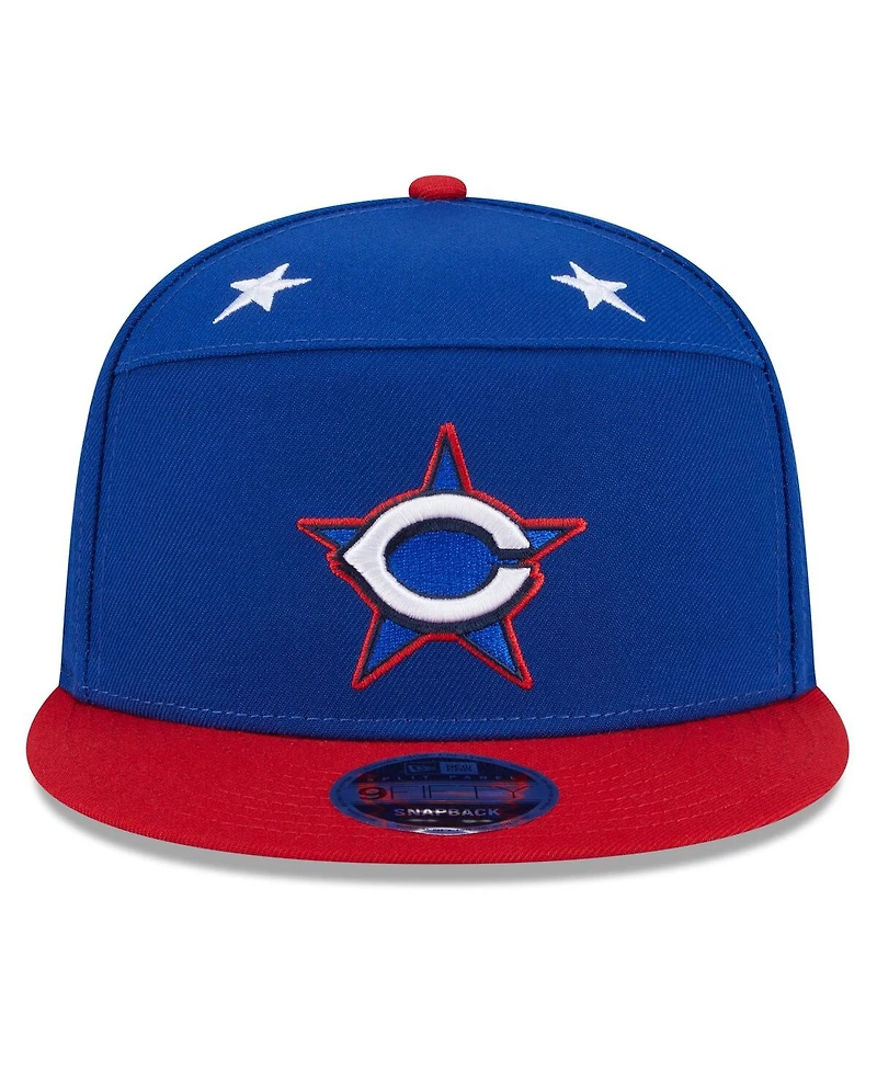 New Era Men's Blue/Red Cincinnati Reds 2025 Mlb All-Star Game Workout Side Patch 9FIFTY Snapback Hat