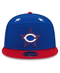 New Era Men's Blue/Red Cincinnati Reds 2025 Mlb All-Star Game Workout Side Patch 9FIFTY Snapback Hat