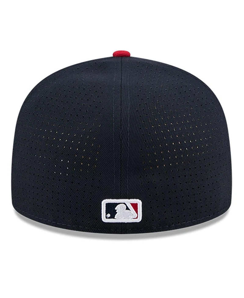 New Era Men's Navy/Red Houston Astros 2025 Mlb All-Star Game Workout Side Patch 59FIFTY Fitted Hat