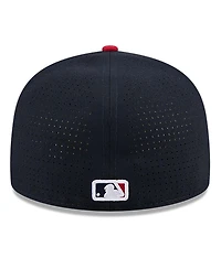 New Era Men's Navy/Red Houston Astros 2025 Mlb All-Star Game Workout Side Patch 59FIFTY Fitted Hat
