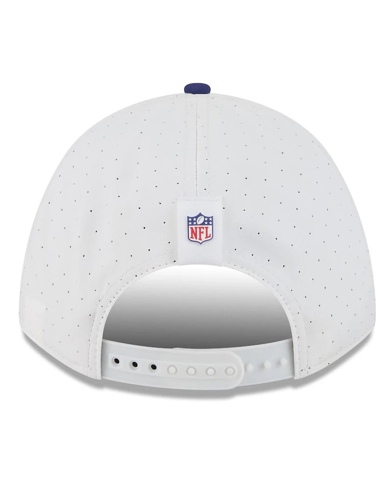 New Era Men's White/Navy 2025 Nfl Training Camp A-Frame 9FORTY Adjustable Hat