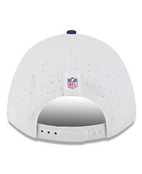 New Era Men's White/Navy 2025 Nfl Training Camp A-Frame 9FORTY Adjustable Hat