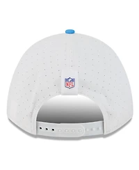New Era Men's White/Powder Blue Los Angeles Chargers 2025 Nfl Training Camp A-Frame 9FORTY Adjustable Hat