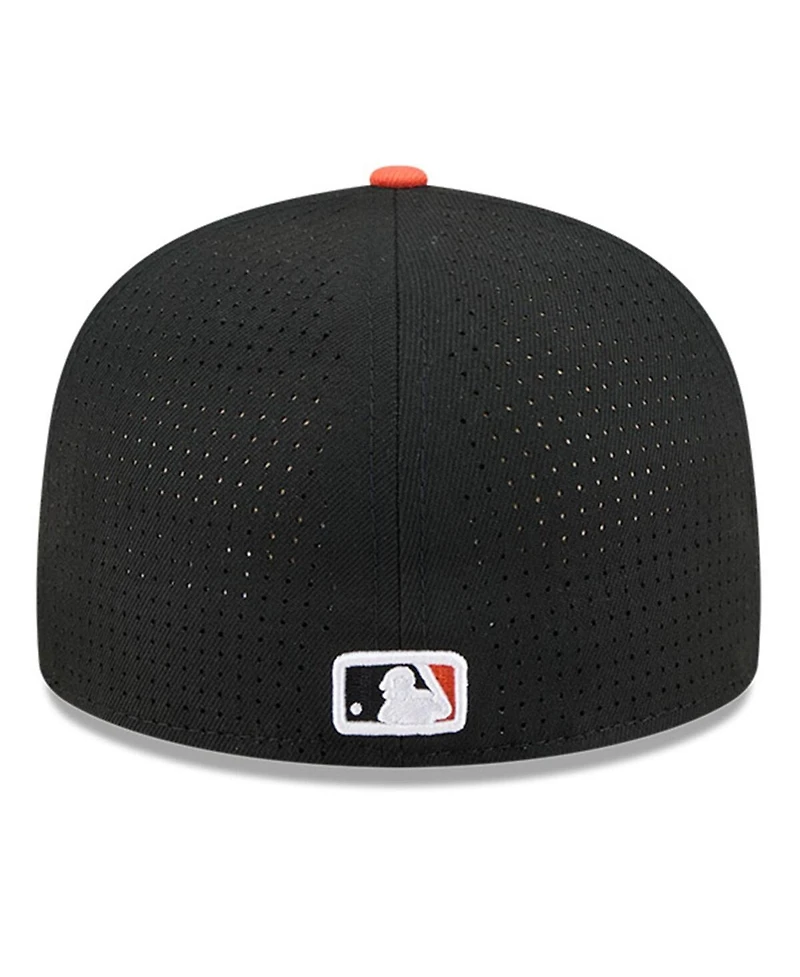 New Era Men's Black/Orange San Francisco Giants 2025 Mlb All-Star Game Side Patch 59FIFTY Fitted Hat