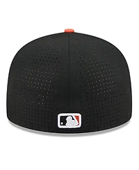 New Era Men's Black/Orange San Francisco Giants 2025 Mlb All-Star Game Side Patch 59FIFTY Fitted Hat