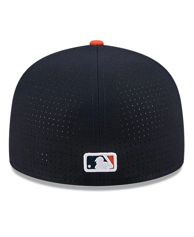 New Era Men's Navy/Orange Houston Astros 2025 Mlb All-Star Game Side Patch 59FIFTY Fitted Hat