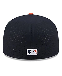 New Era Men's Navy/Orange Houston Astros 2025 Mlb All-Star Game Side Patch 59FIFTY Fitted Hat