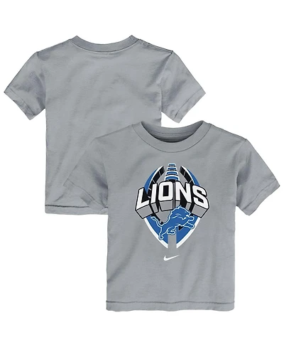 Nike Toddler Gray Detroit Lions Icon Legend T-Shirt