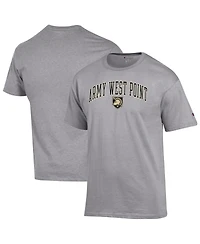Champion Men's Heather Gray Army Black Knights Arch Over Logo T-Shirt
