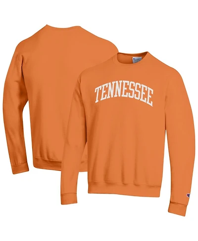 Champion Men's Tennessee Orange Volunteers Basic Arch Fleece Pullover Sweatshirt