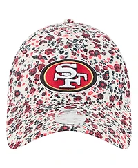 New Era Women's Cream San Francisco 49ers Ditzy 9TWENTY Adjustable Hat