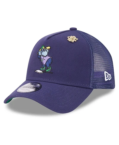 New Era Men's Navy Tampa Bay Rays 2025 Big League Chew A-Frame 9FORTY Adjustable Trucker Hat