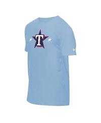 New Era Men's Light Blue Texas Rangers 2025 Mlb All-Star Game Workout T-Shirt