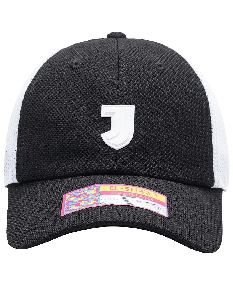 Fan Ink Men's and Women's Black Juventus Ace Classic Adjustable Hat