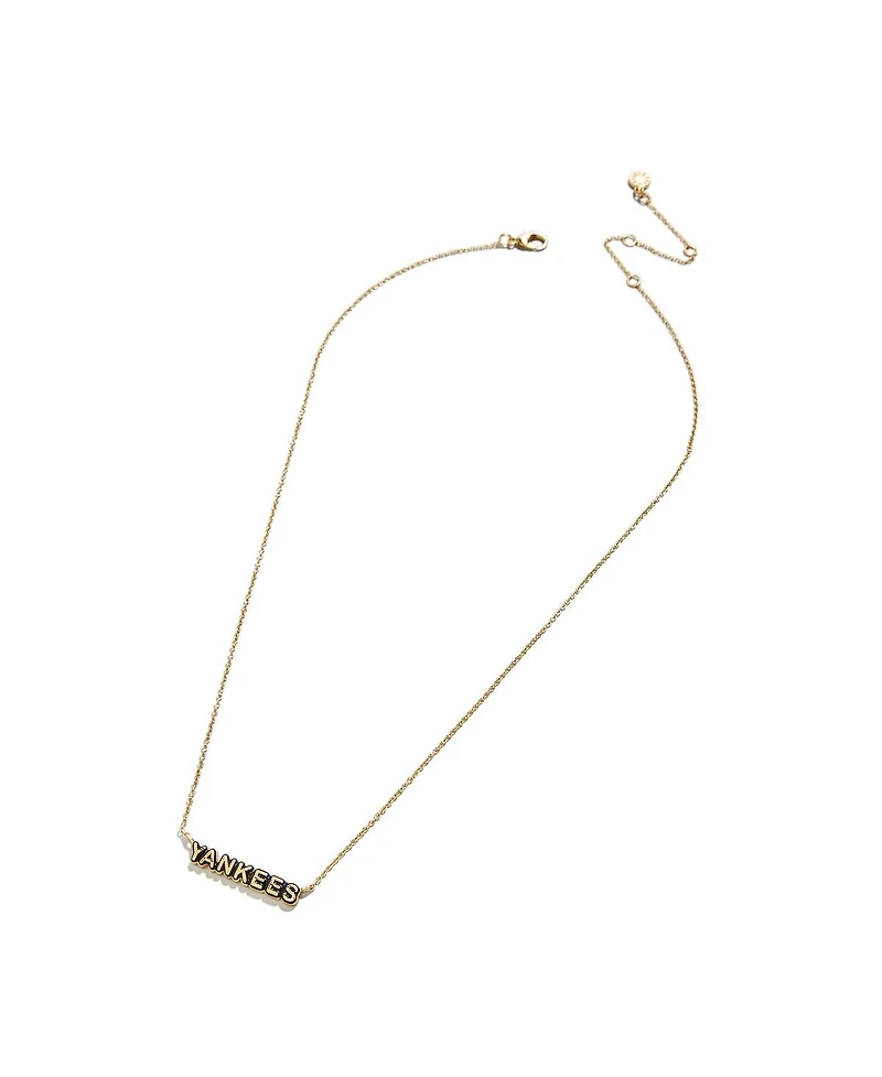 Wear by Erin Andrews New York Yankees Delicate Enamel Necklace