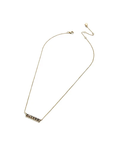 Wear by Erin Andrews New York Yankees Delicate Enamel Necklace