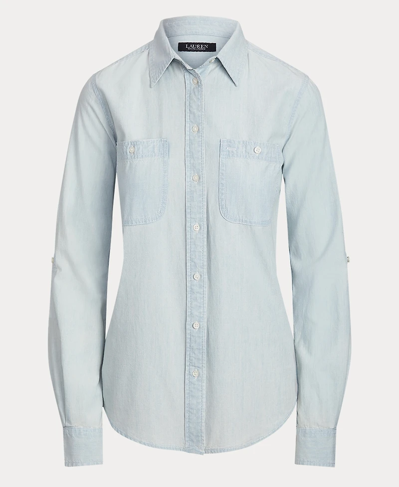 Lauren Ralph Cotton Chambray Shirt